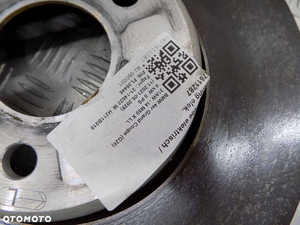 BMW i4 G26 ZACISK TARCZE HAMULCOWE PRZÓD M-PAKIET 6885625 7915322 7915321 - 6