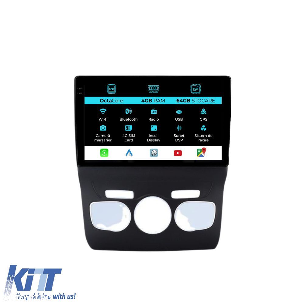 Navigatie Dedicata Citroen DS4 (2010-2018), 9Inch, 4Gb Ram, 64Gb Stoca - 1