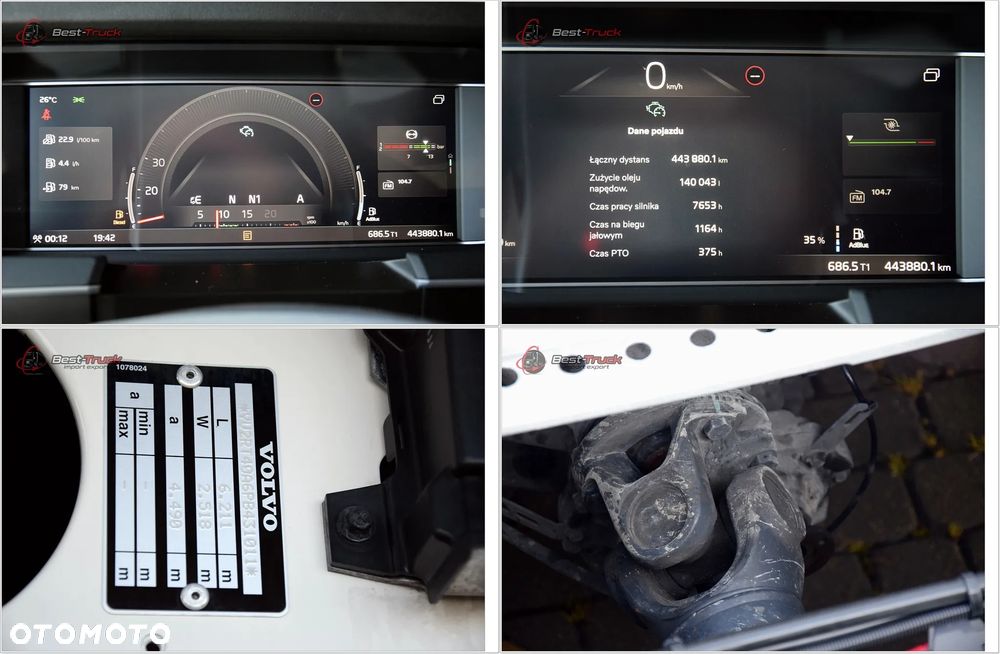 Volvo FH500 XL |  I-SAVE |  I-PARK COOL  |  LEWAREK PRZY SIEDZENIU  | 1175 L BAKI  | STANDARD - 41