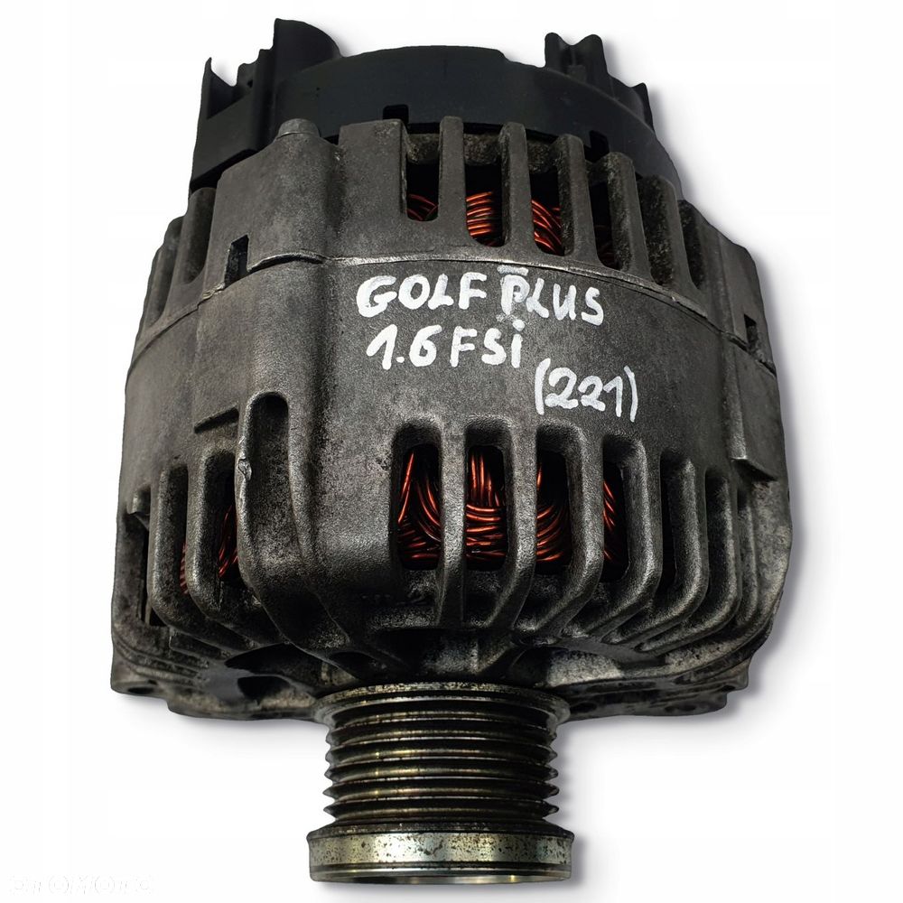 ALTERNATOR VW Golf V A3 8P 1.6 FSI oryginał VALEO - 2