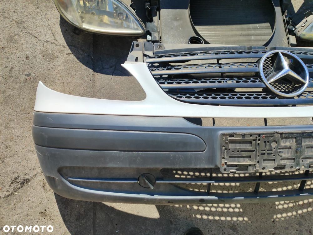 kompletny przód -FOTO do MERCEDES Vito w639 03-09r, zderzak przód -listwa z atrapą -belka zderzaka -chłodnice wody i klimy -pas przód -wentylatory + lampy Gratis! - 4