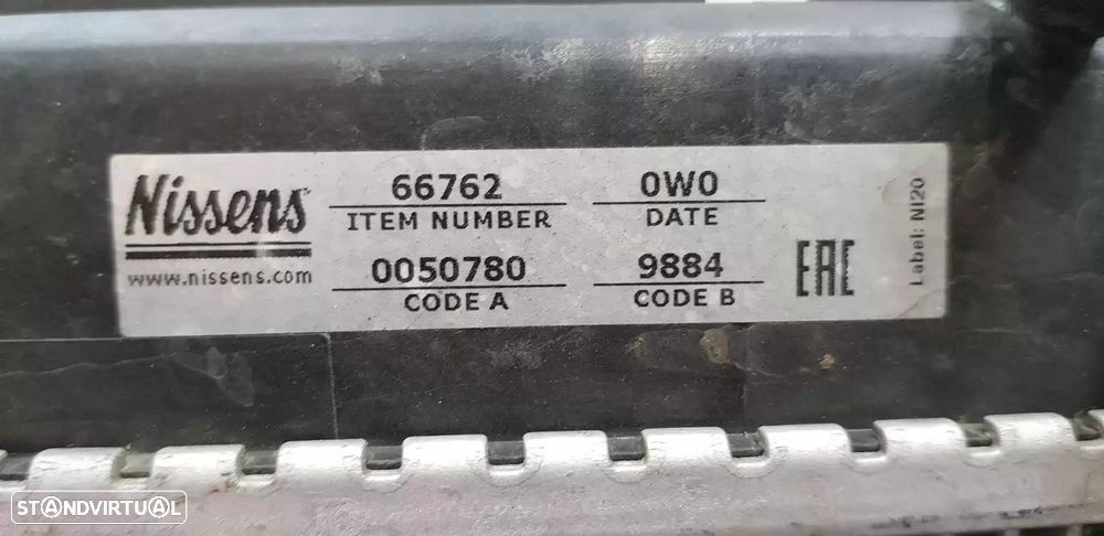 RADIADOR AGUA KIA CARENS IV 2017 -25310A4560 - 3