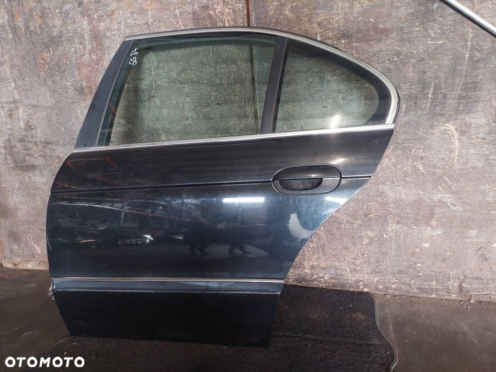 DRZWI KOMPLETNE LEWY TYŁ BMW E39 SEDAN COSMOSSCHWARZ METALLIC - 3