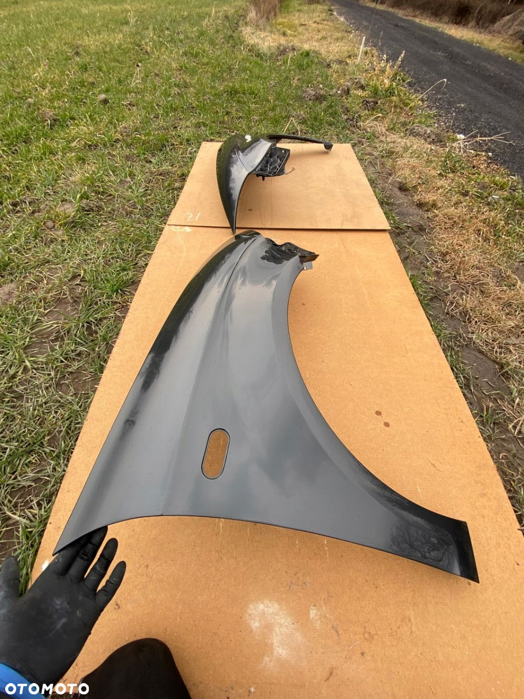 SEAT ALTEA 04-15 BŁOTNIK PRAWY PRZEDNI LW7Z ŁADNY BEZ RDZY ORYGINAŁ - 4