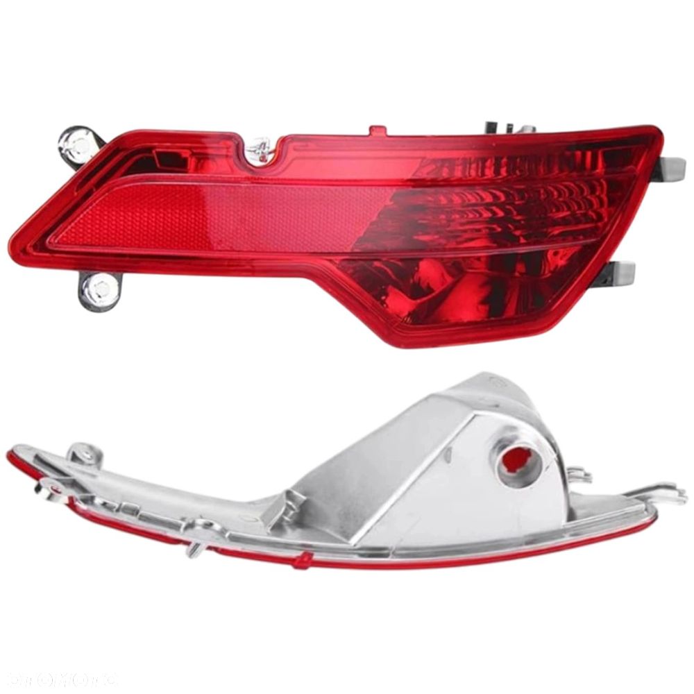 BMW X6 E71 2007-2014 LAMPY PRZECIWMGIELNE TYŁ PRAWA LEWA Z ODBLASKIEM - 6