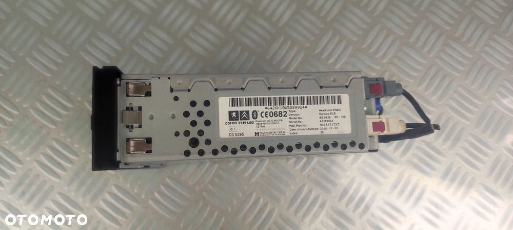96751717XT radio fabryczne nawigacja CD GPS bluetooth PEUGEOT 3008 5008 308 - 3