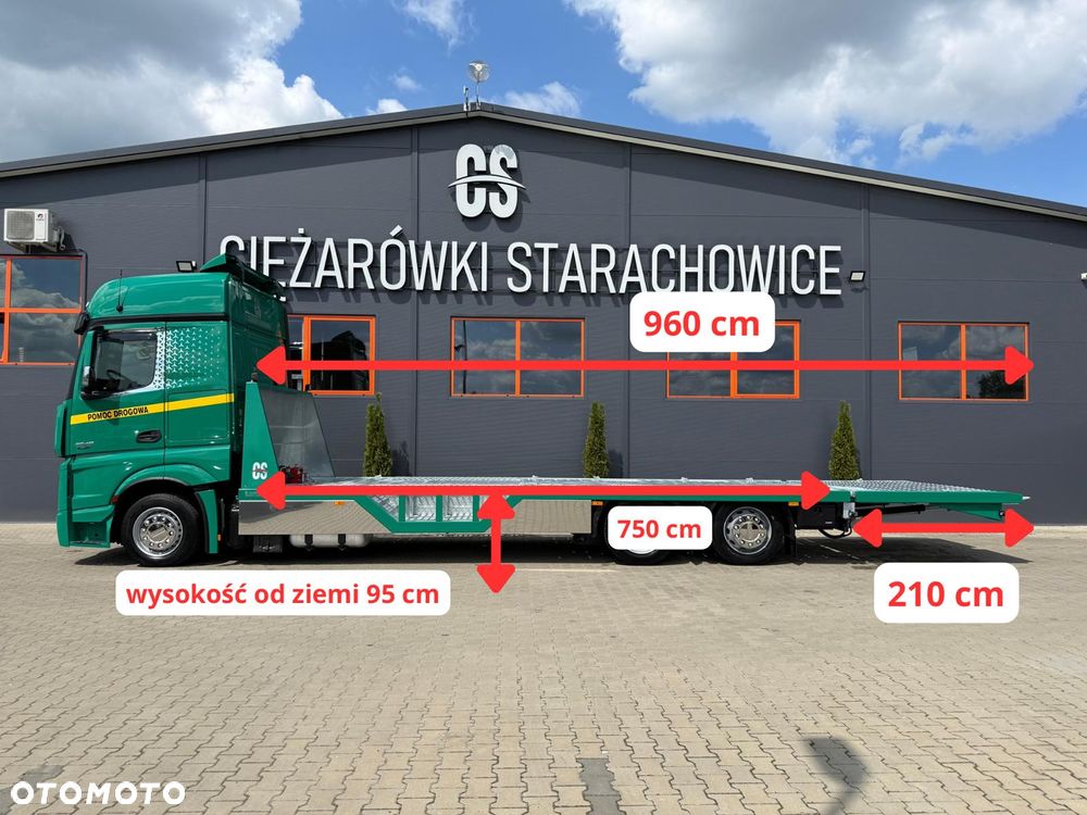 Mercedes-Benz Actros 2548 // laweta, pomoc drogowa, transport maszyn budowlanych, transport kontenerów, transport maszyn rolniczych ! Nowa zabudowa OCYNKOWANA ! MEGA podwozie !! - 5