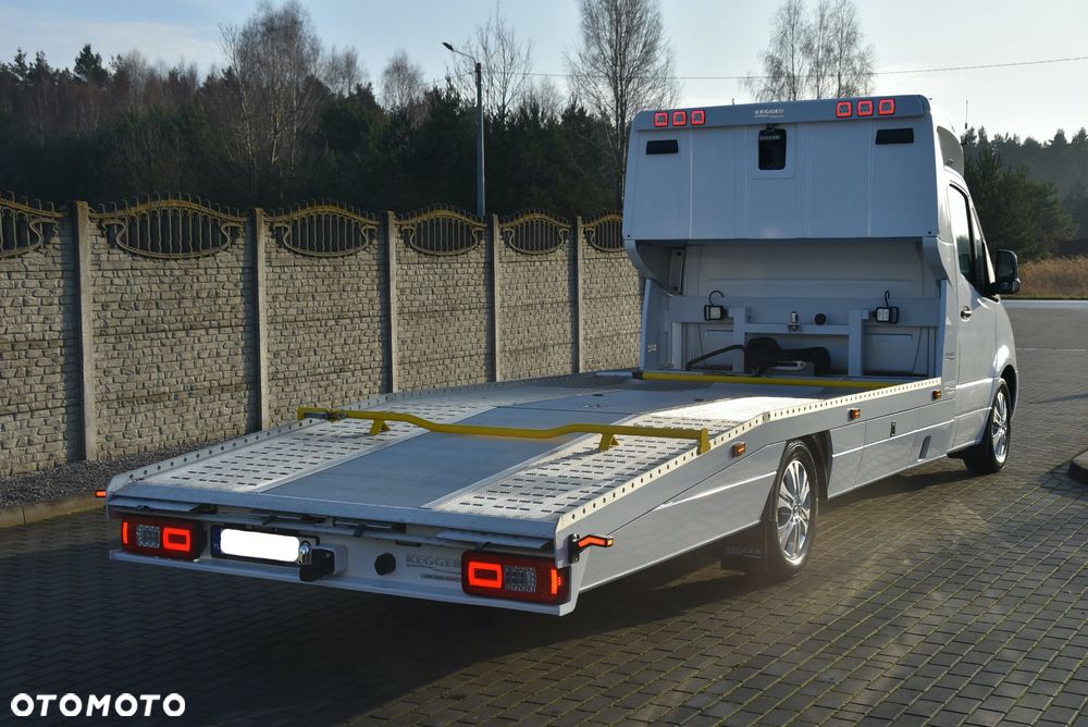 Mercedes-Benz SPRINTER 2022 / ZABUDOWA KEGGER LOW RACE + / AUTOLAWETA / HAK / 3.0 V6 AUTOMAT / DUŻY MBUX / KAMERA COFANIA / SYPIALKA SPOJKAR / PODUSZKI TYŁ / UNIKAT / STAN FABRYCZNIE NOWY - 8