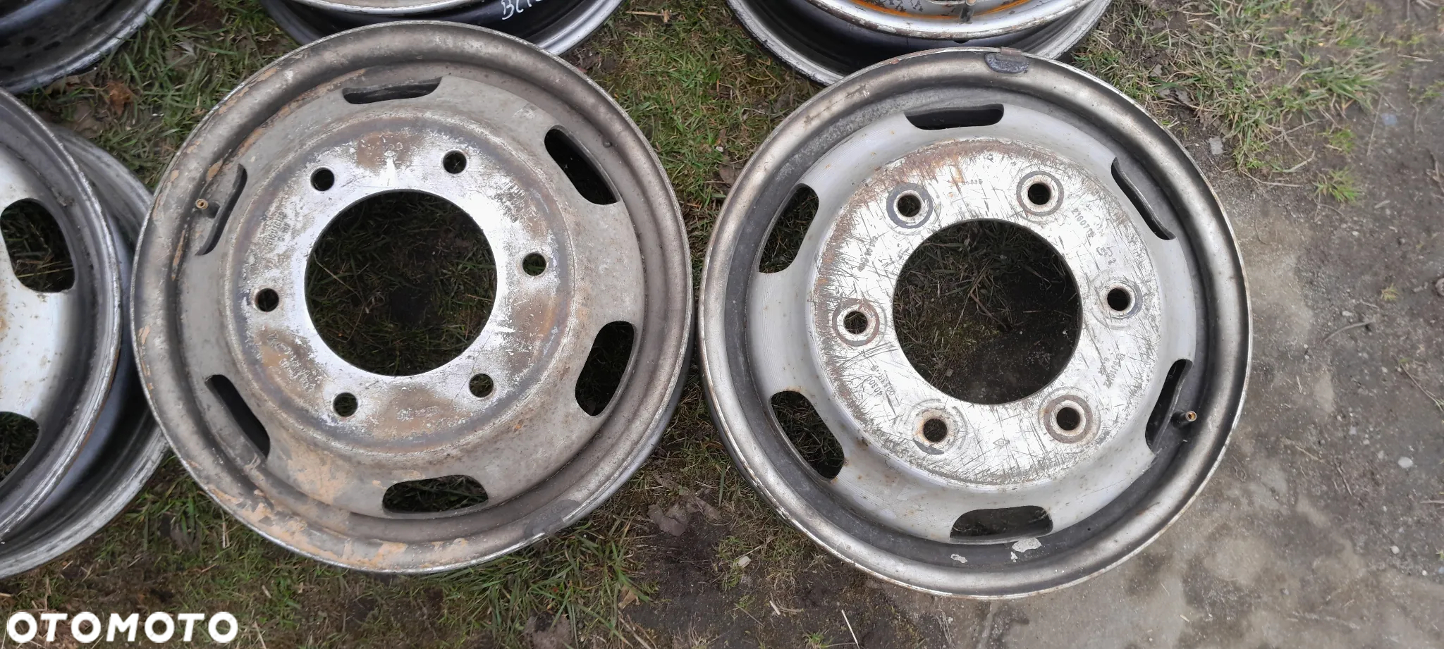 RENAULT MASTER III MOVANO B FELGA STALOWA BLIŹNIAK 16'' KOMPLET 6 SZTUK - 6