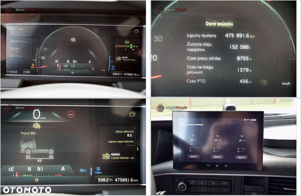 Volvo FH500  XL  |  I-SAVE |  STANDARD |  ZBIORNIKI 1220 L |  FULL LED  |  I-PARK COOL - 34