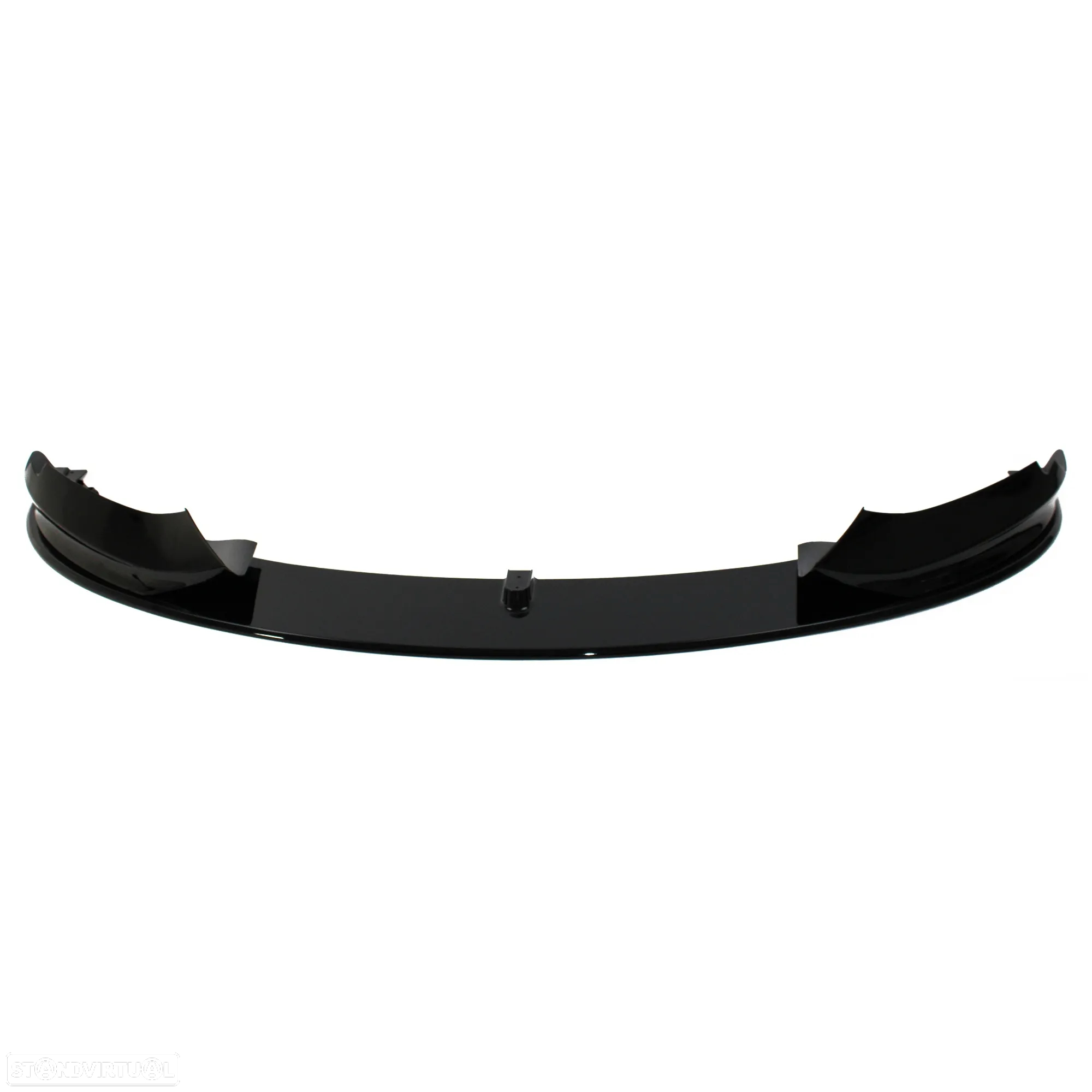 Aba Spoiler / Lip Frontal BMW SERIE 4 F32 / F33 / F36 2013-2021 em preto piano brilhante M-Performance Look ABS - 2