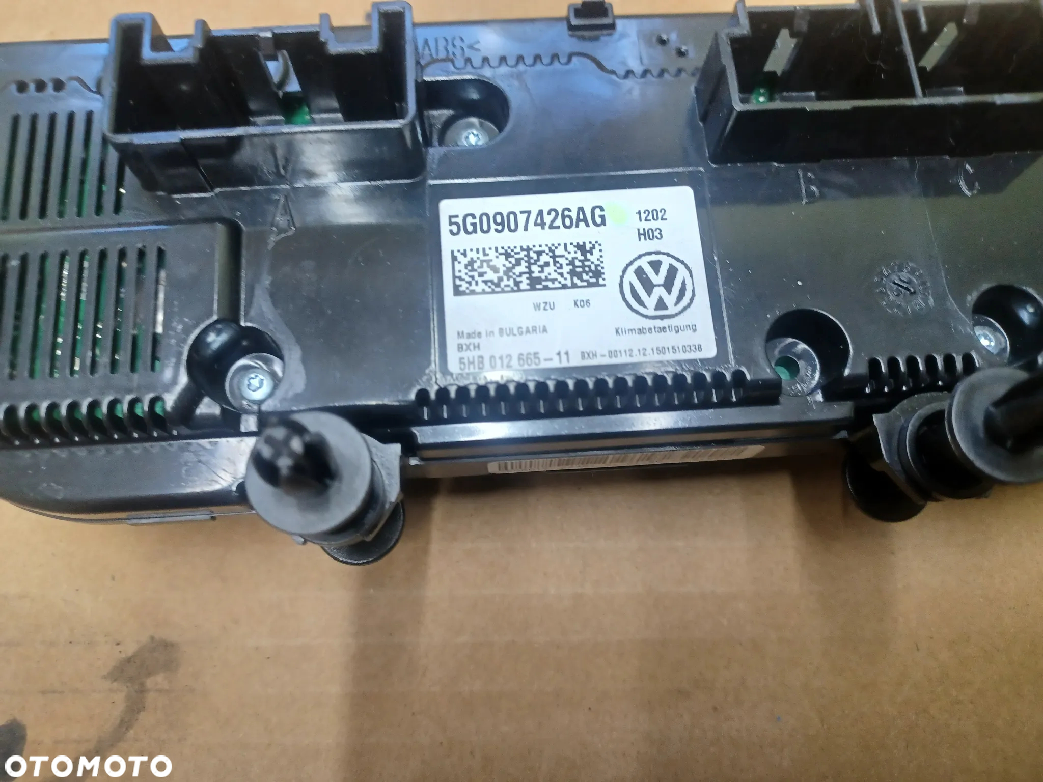 PANEL KLIMATYZACJI PASSAT B8 5G0907426AG - 2