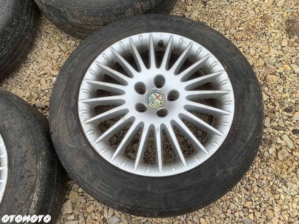 ALFA ROMEO ORYGINALNE FELGI ALUMINIOWE R17 7.5J ET41 5X110 ALUFELGI 50501529 KOMPLET 4 SZTUKI + OPONY - 3