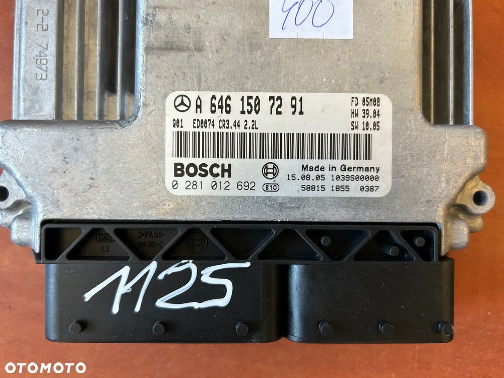 KOMPUTER Sterownik silnika 0281012692 A6461507291 Mercedes-Benz W211 - 2