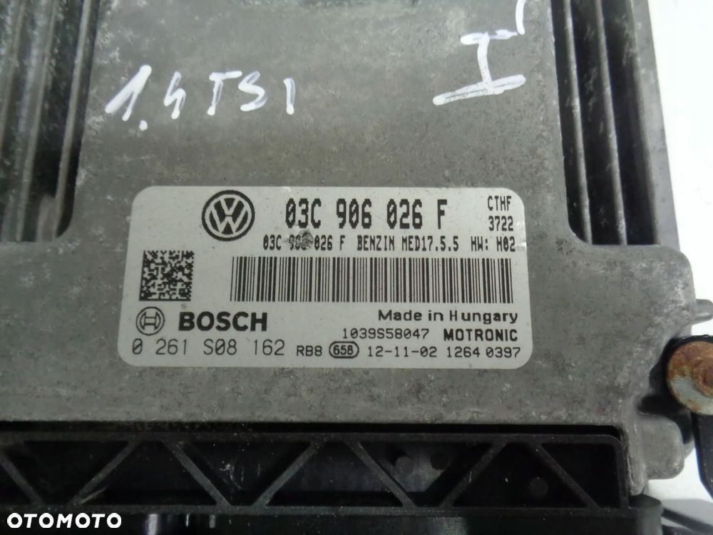 seat ibiza iv 6j fr cupra 1.4 tsi komputer sterownik silnika 03c906026f - 3