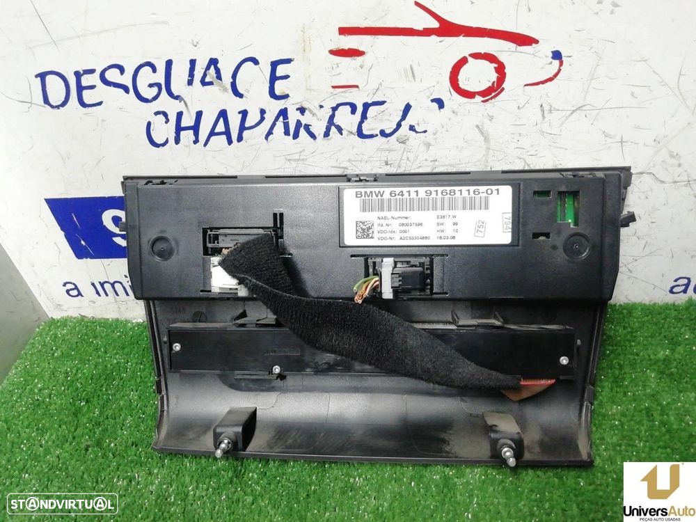 COMANDO SOFAGEM / AR CONDICIONADO BMW 1 2008 -6411916811601 - 2