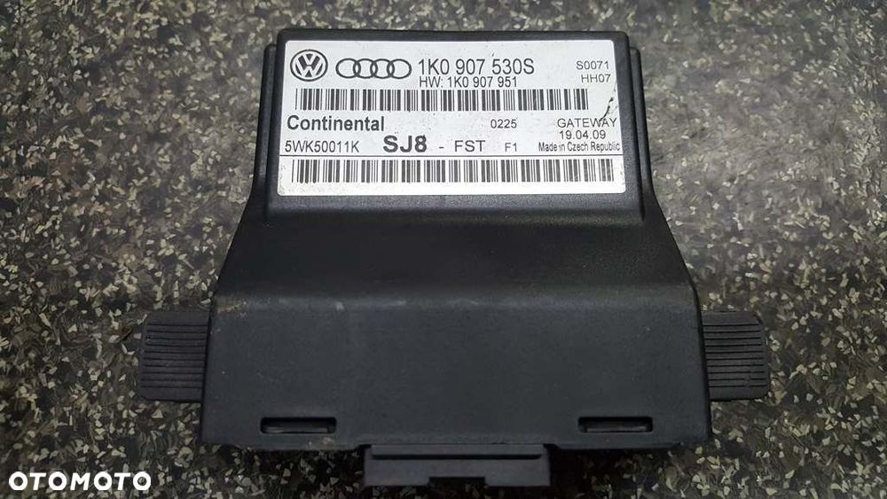 MODUŁ STEROWNIK CAN GATEWAY 2009 VW AUDI SEAT SKODA 1K0907530S - 1