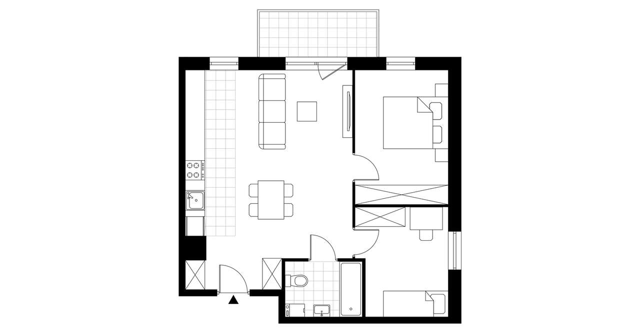 3-pokojowe mieszkanie 57m2 + balkon Bez Prowizji - Pełny obrazek: 2/14