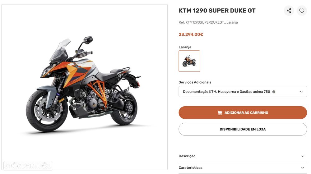 KTM Superduke Super duke GT - 40