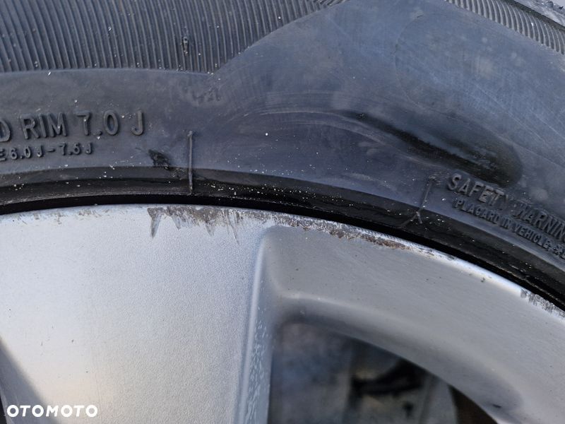 NISSAN QASHQAI 2 II J11 FELGI ALUMINIOWE ALUFELGI 17 7J 5x114.3 ET47 SP39 BA61A - 6