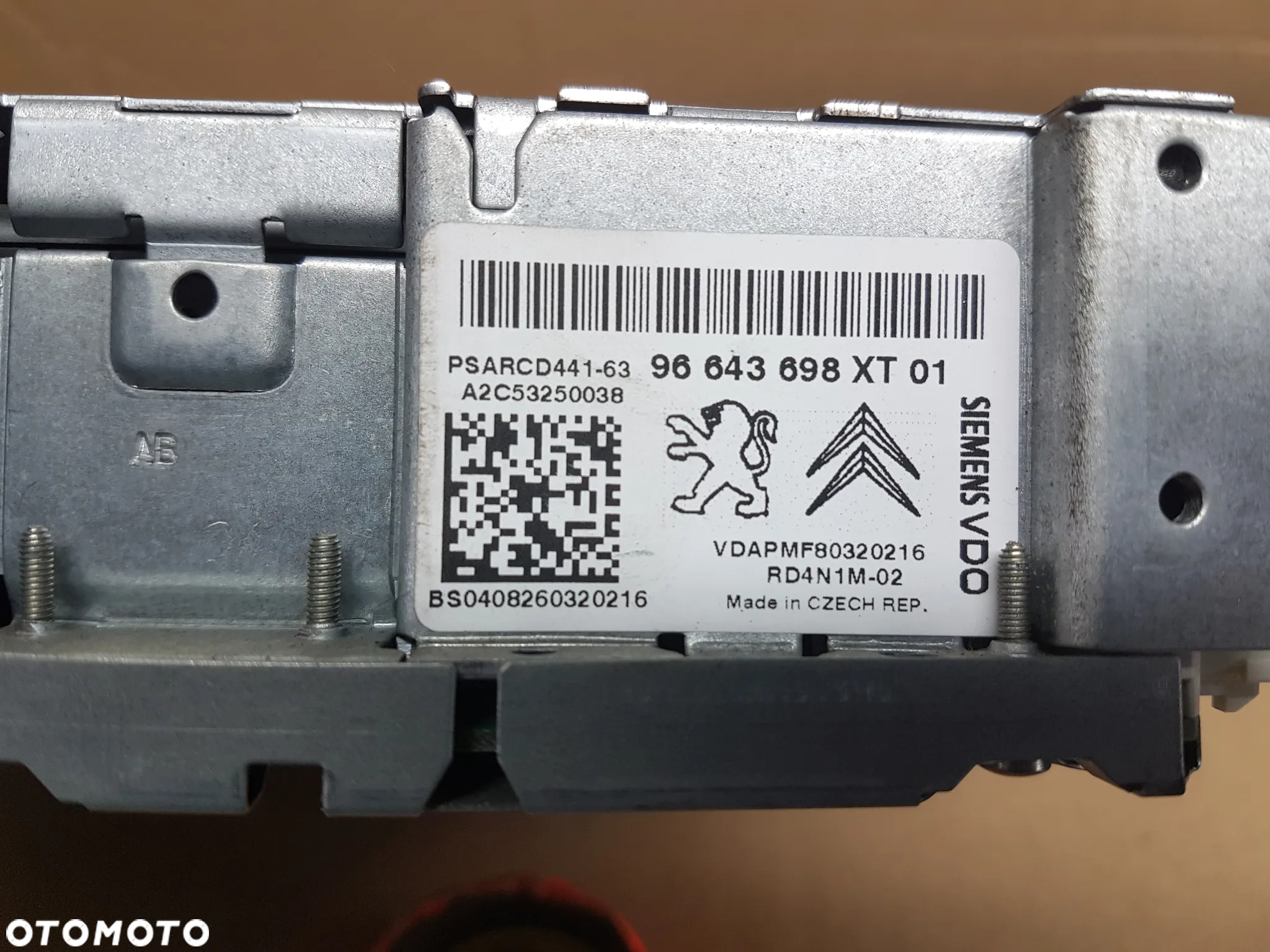 PEUGEOT 207 308 3008 5008 CITROEN C2 C3 C4 RADIO CD MP3 - 2