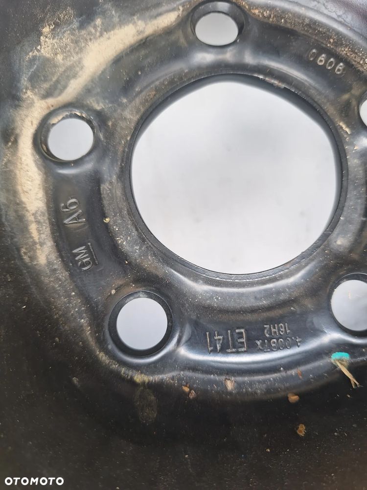 KOŁO DOJAZDOWE 16 cali -5X110 /ET41-4Jx16H2- OPEL ASTRA H,ZAFIRA B,VECTRA C- 115/70R16 - 4