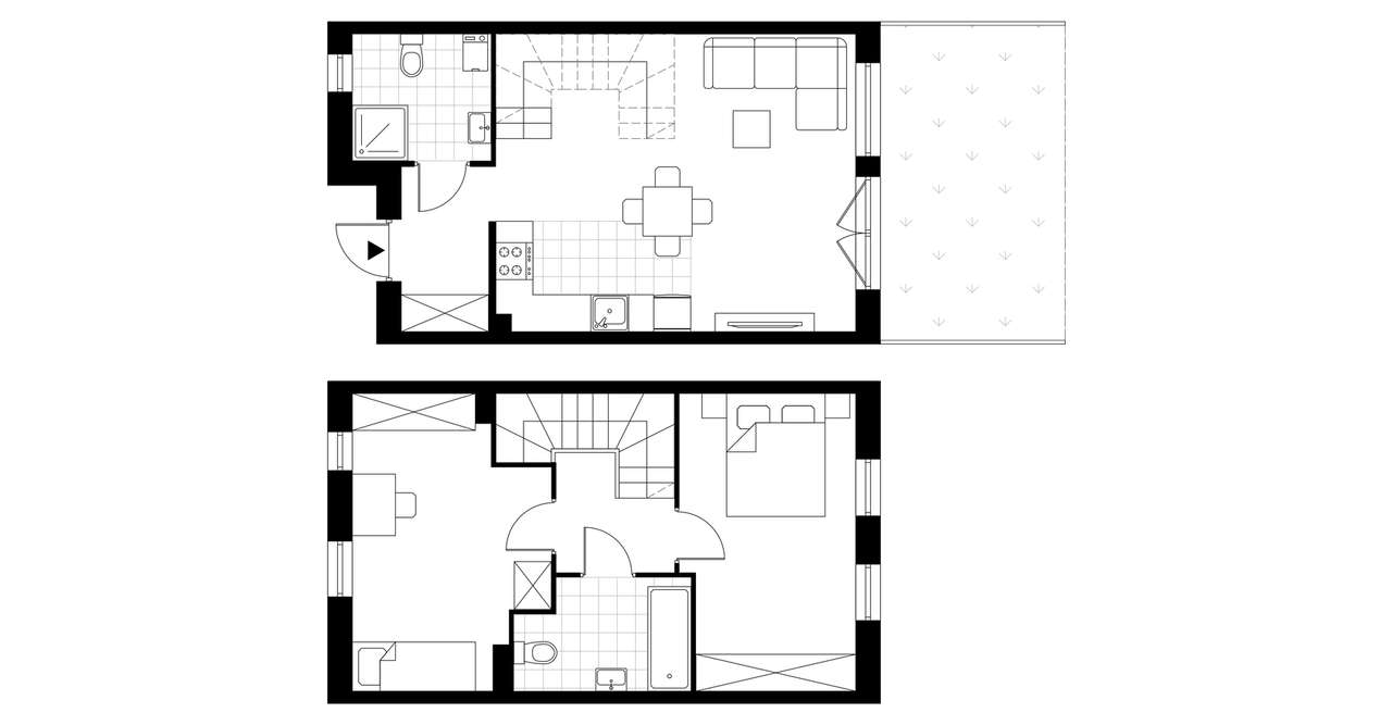 3-pokojowy dom 72m2 + ogródek Bezpośrednio - Pełny obrazek: 4/11