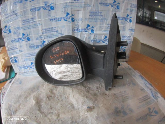 Espelho Esp4026 RENAULT TWINGO 2 FASE 1 2008 1.2I 75CV 3P PRETO ESQ ELETRICO 5 PINOS - 1