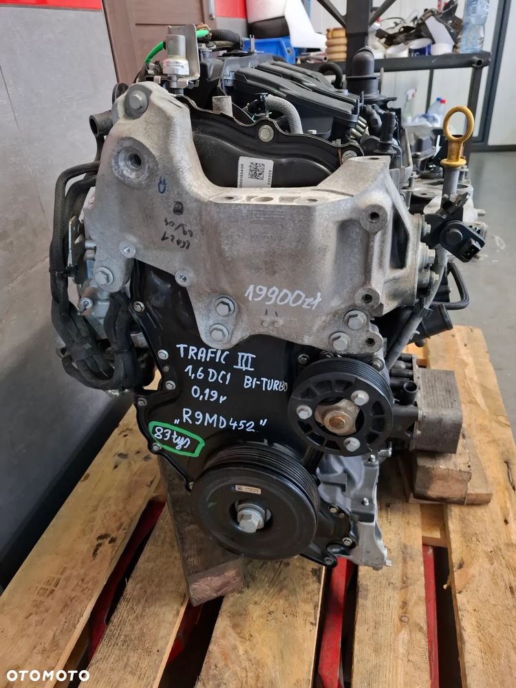 Silnik kompletny Renault Trafic III 1,6 Biturbo 2019 ro nr 83 tysiące km nr R9MD452 - 3
