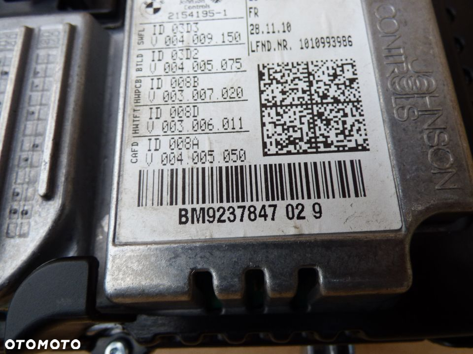 BMW F01 F02 WYŚWIETLACZ NAWIGACJI EKRAN 9237847  9268709 - 5
