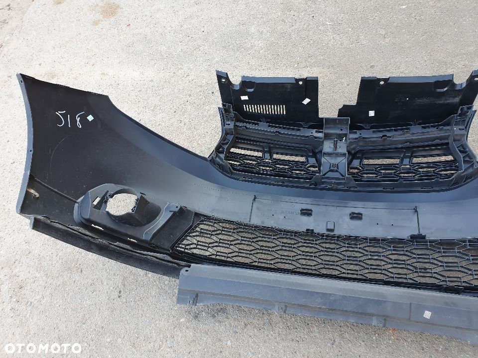 Dacia Sandero II Logan lifting 17-  zderzak przedni grill kratka spoiler - 5