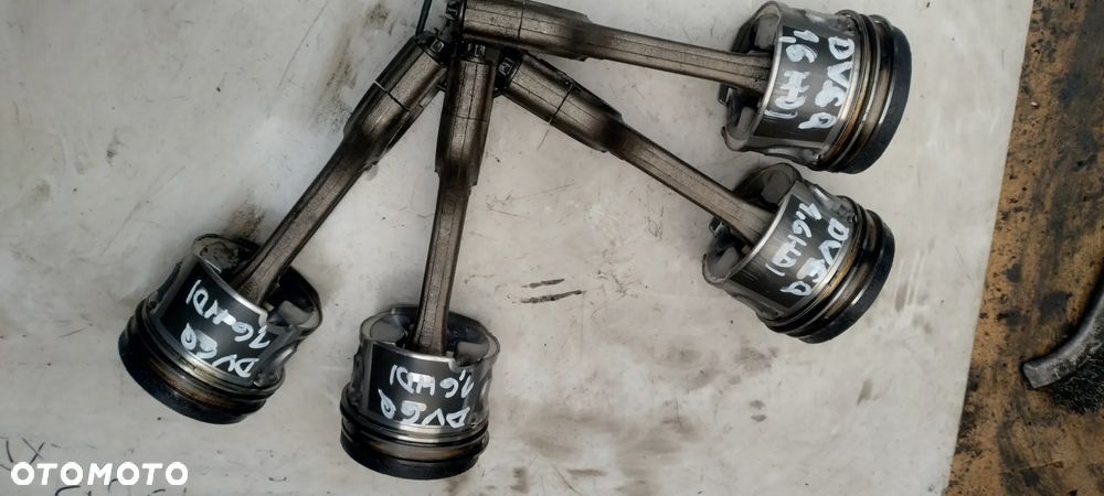 FORD 1,5TDCI  CITROEN PEUGEOT 1,6HDI 8V  VOLVO 1,6 E-HDI   tłok korbowód AV6Q GV6Q 9H06 - 2