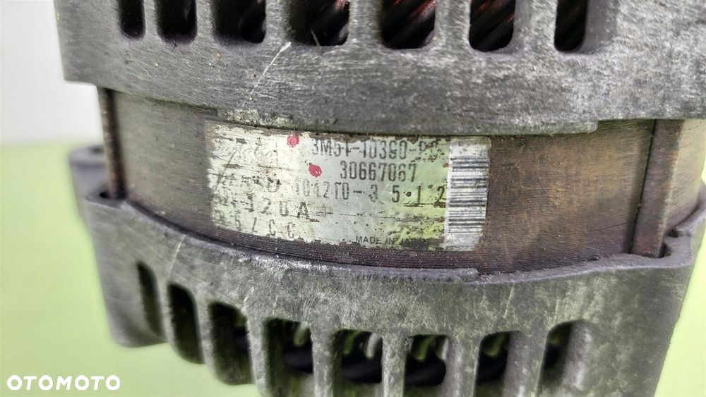 Alternator Ford Focus Mk2 2004-2011 1,6 TDCI 3M5T10300RD 30667067 ORYGINAŁ - 3