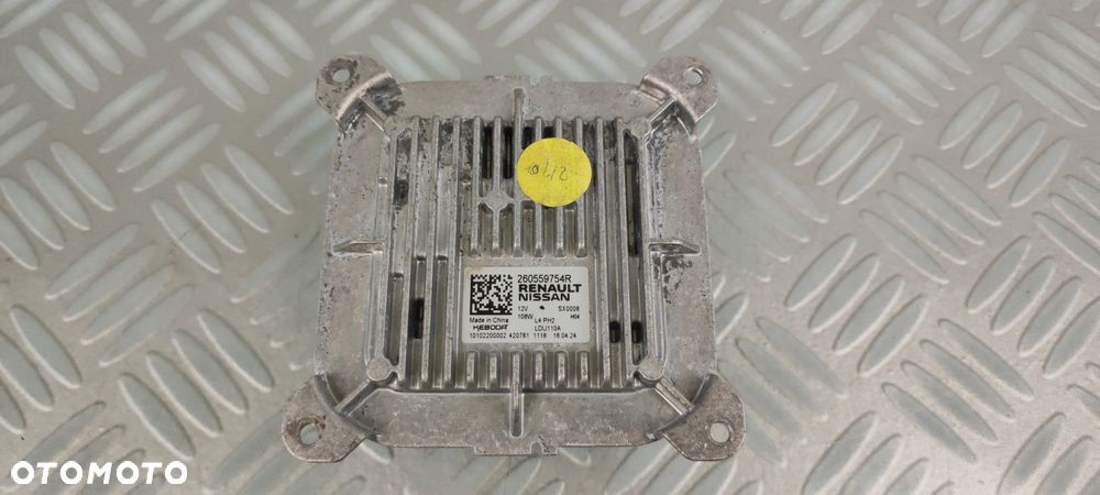 260559754R przetwornica moduł lampy led RENAULT 5 V E-TECH NISSAN MICRA K15 - 1