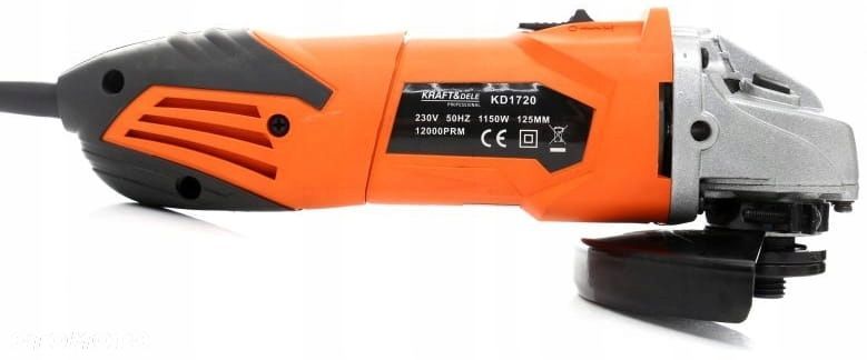 Szlifierka kątowa sieciowe KraftDele 1200 W 230 V - 6