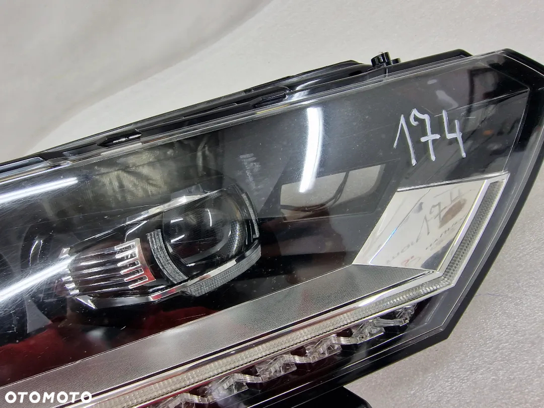 VW PASSAT B8 FULL LED PRAWY 14- PRAWA LAMPA PRZEDNIA PRZÓD , NR 3G1941082G , NR AUKCJI LL174 - 16