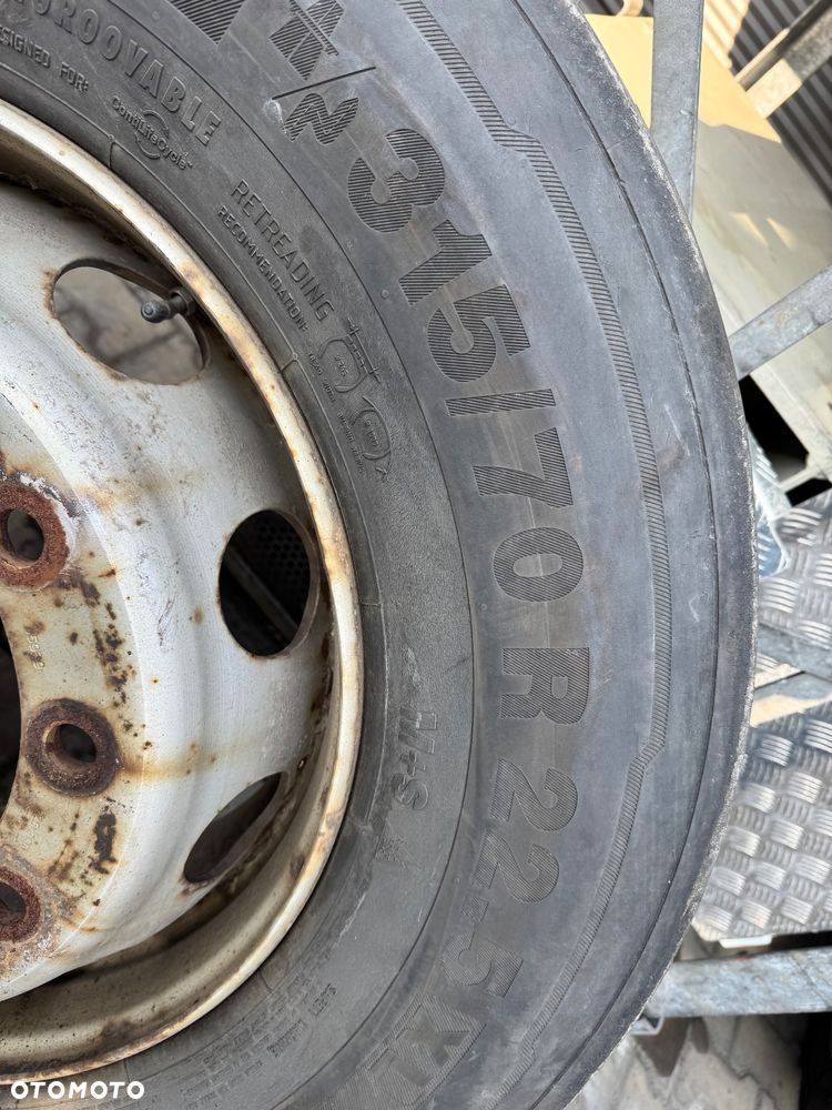 Kompletne koło, felga, opona Continental 315/70 R22,5 - 3