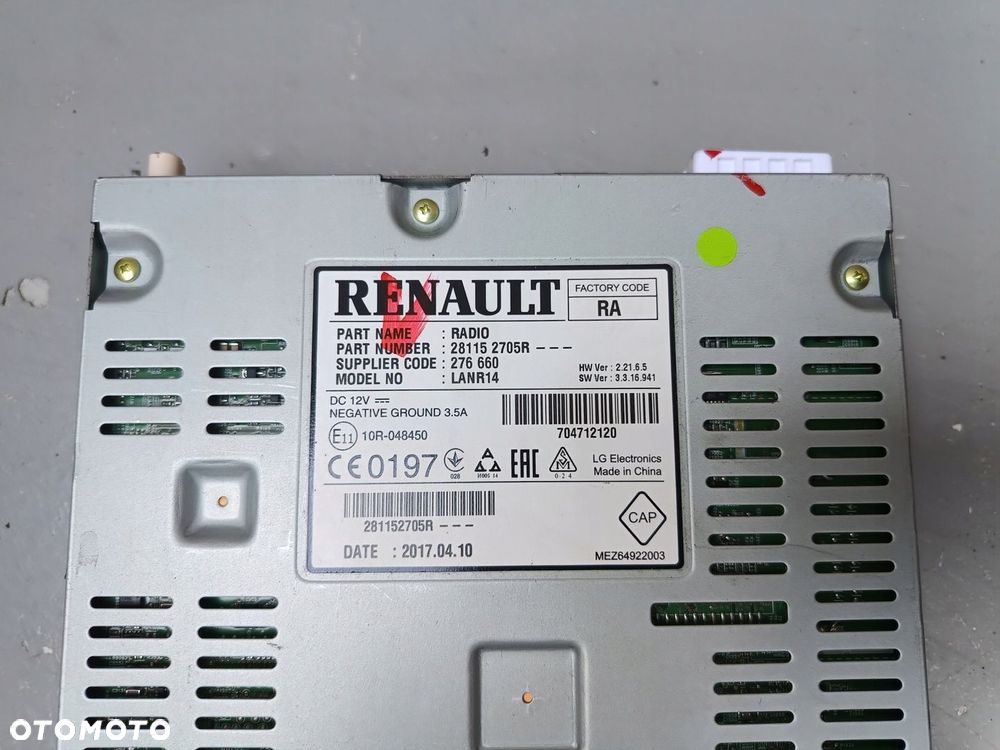 RENAULT KADJAR 15r- Radio nawigacja 281152705R - 2