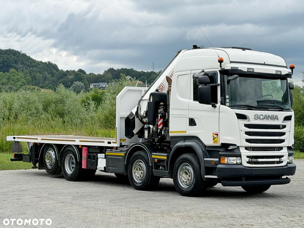 Scania R 580 * PLATFORMA 8,40 m * FASSI F660 + PILOT * 8x4 * STAN BDB - 3