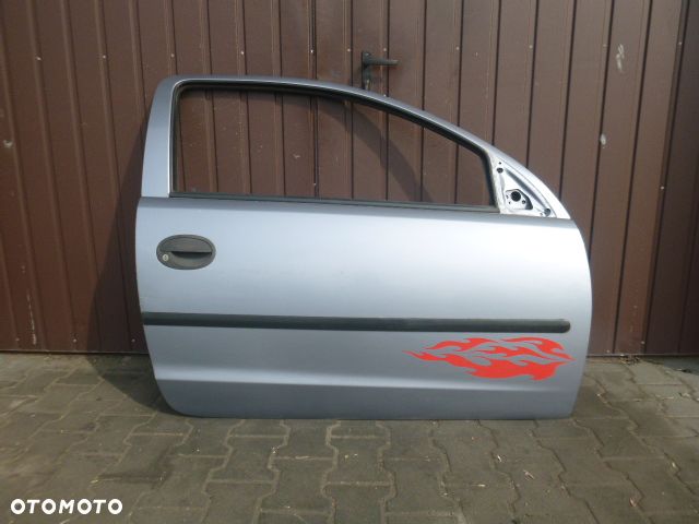 DRZWI PRAWY PRZÓD PRAWE PRZEDNIE KOMPLETNE OPEL CORSA C 3D Z163