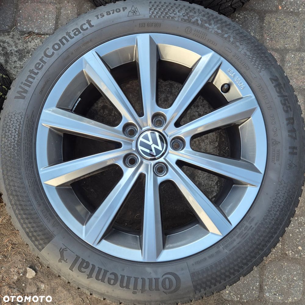 ZIMA KOŁA 215/55 R17 W PASSAT TOURAN SHARAN T-ROC SUPERB OCTAVIA KAROQ YETI - 4