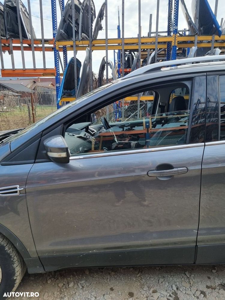 Usa Stanga Fata Ford Kuga II 2012 - 2014 SUV 4 Usi Moondust Silver DM2 (1476) - 1