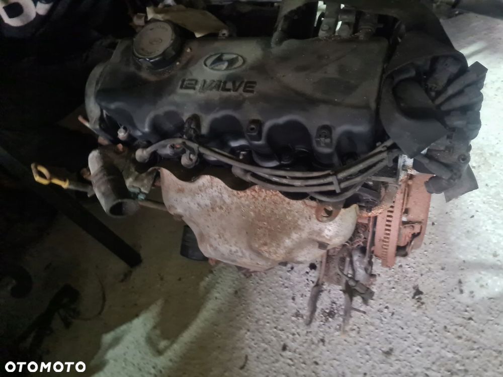 hyundai accent kucyk i lift 98-99 silnik goły słupek 1.3 i 12v g4eh - 2