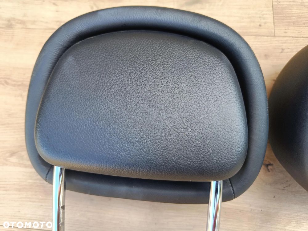MERCEDES W211 ZAGŁÓWEK SKÓRZANY FOTELA LEWY PRAWY CZARNY - 5