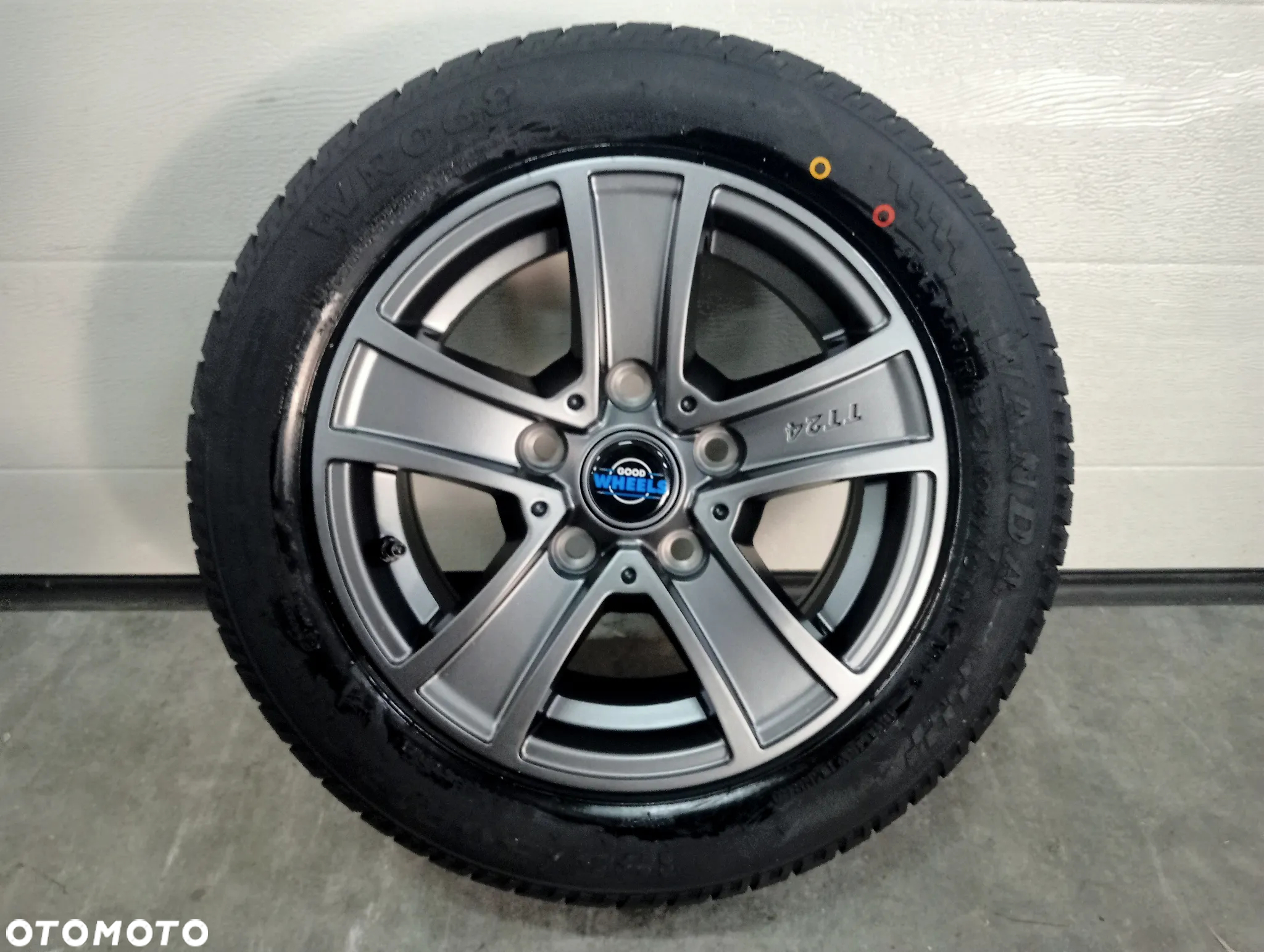 KOŁO 195/50 R13C WANDA 5x112 FELGA ALUMIOWA GRAFITOWA MAT PRZYCZEPA OPONA - 3