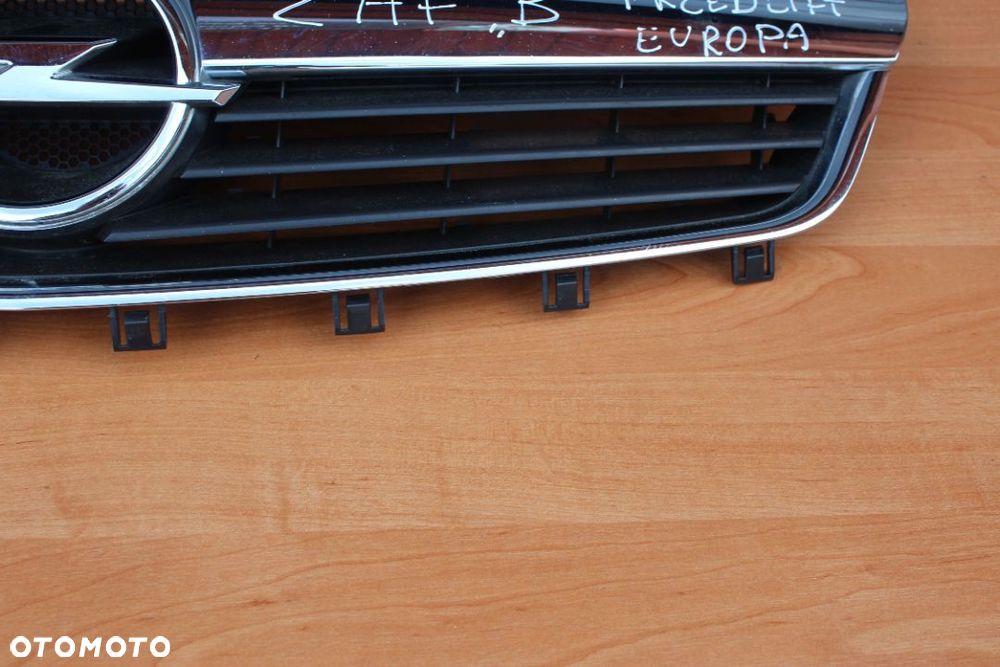 ATRAPA GRILL MASKI OPEL ZAFIRA B  CHROM PRZEDLIFT EUROPA ORYGINAŁ - 6