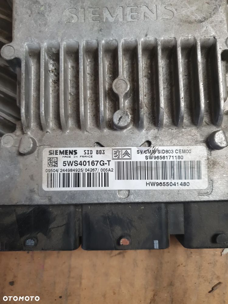 } komputer PEUGEOT 407 2.0 5WS40167G-T 9656171180 - 4