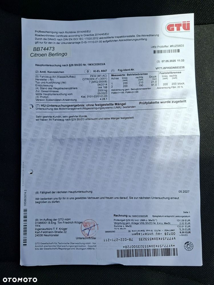 Citroën Berlingo Multispace VTi 95 Tendance - 31