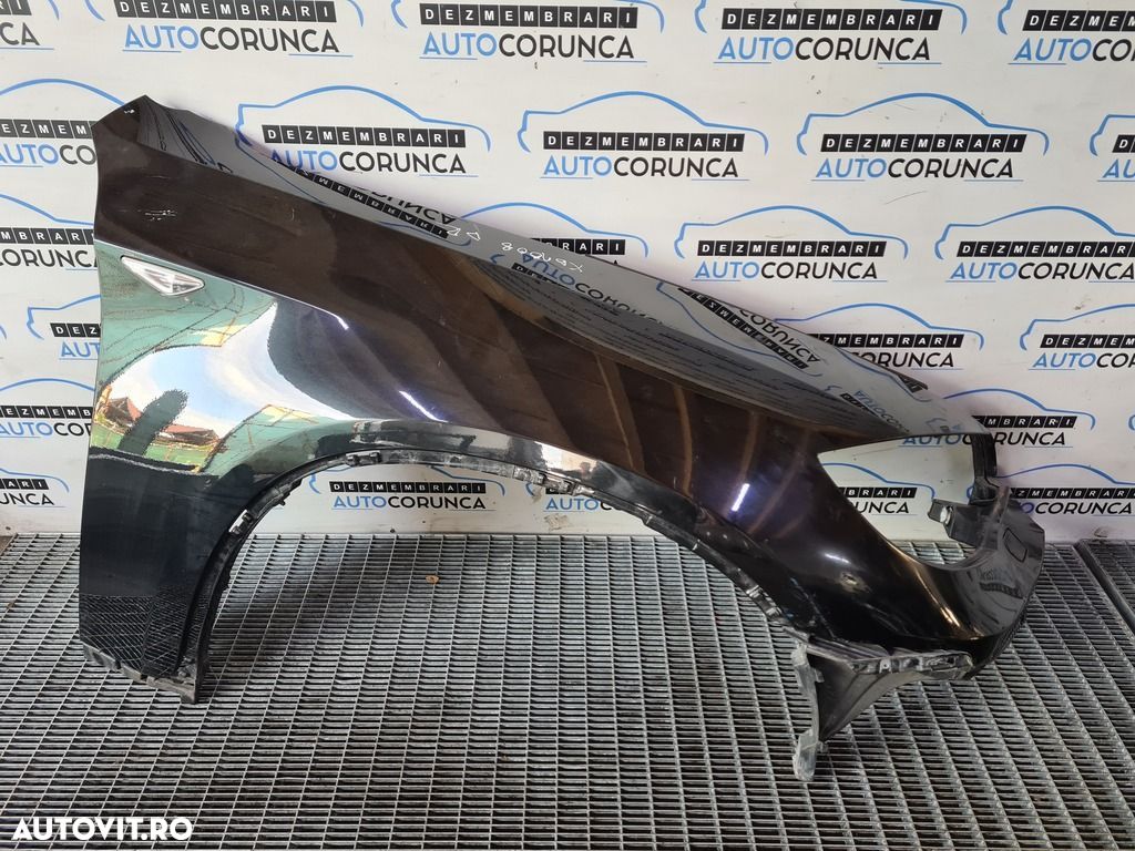 Aripa Dreapta Fata BMW X6 E71 2007 - 2015 4 Usi NEGRU (1008) ZGÂRIATA ȘI RUPTA ÎN DOUA ... - 1