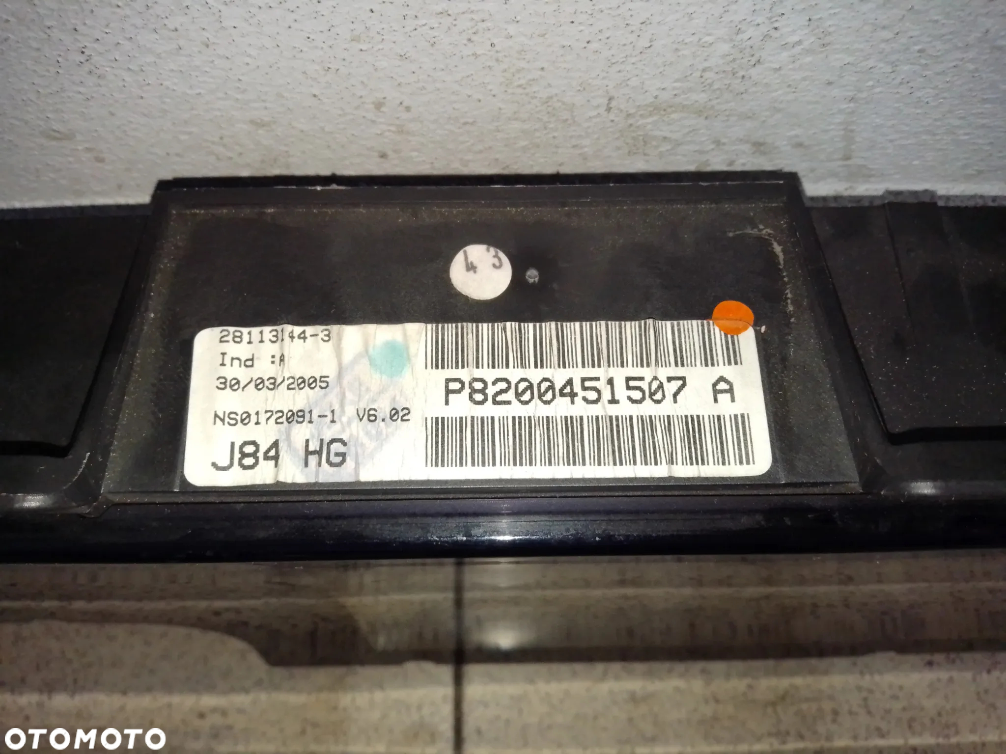 Zegary licznik RENAULT Scenic II P8200451507A - 3